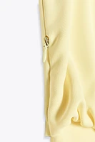 ROBE MIDI À FRONCES