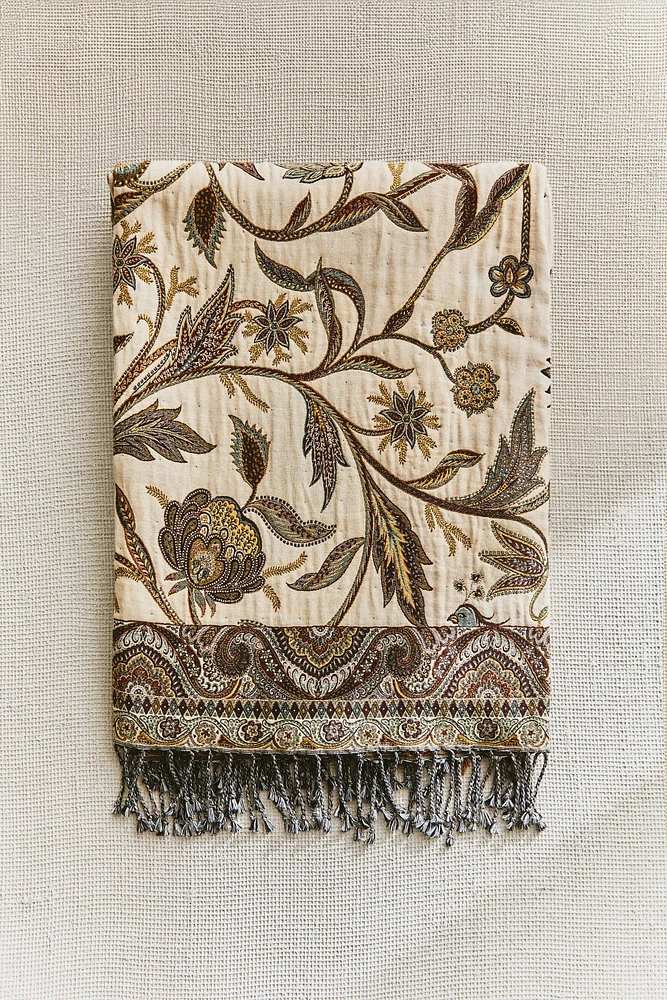 PLAID JACQUARD NATURE