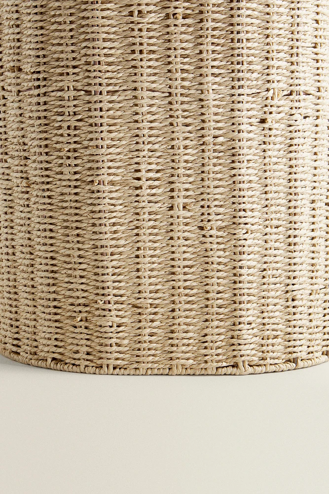 FABRIC-LINED LAUNDRY HAMPER