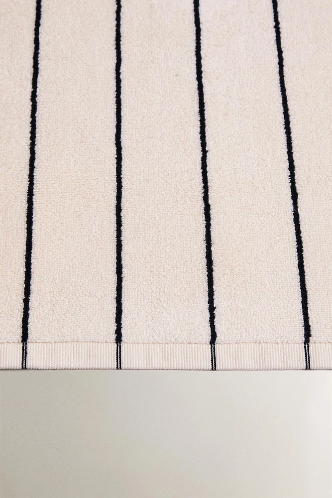 THIN STRIPED BATH MAT