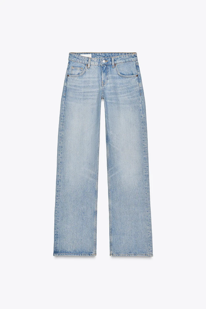 TRF LOW-RISE WIDE LEG JEANS