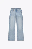 TRF LOW-RISE WIDE LEG JEANS