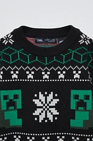 MINECRAFT © MOJANG AB ™ KNIT SWEATER