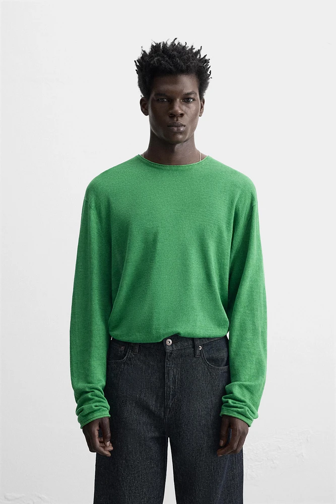 PULL LÉGER 100 % CHANVRE