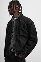 WASHED TEXTURED JACKET