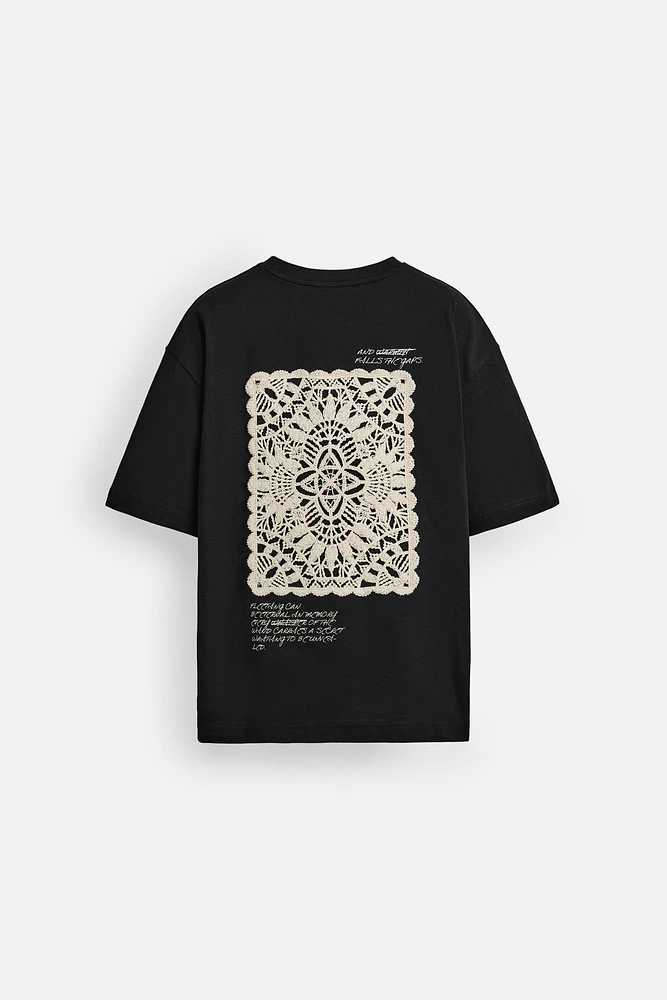T-SHIRT PIÈCE CROCHET