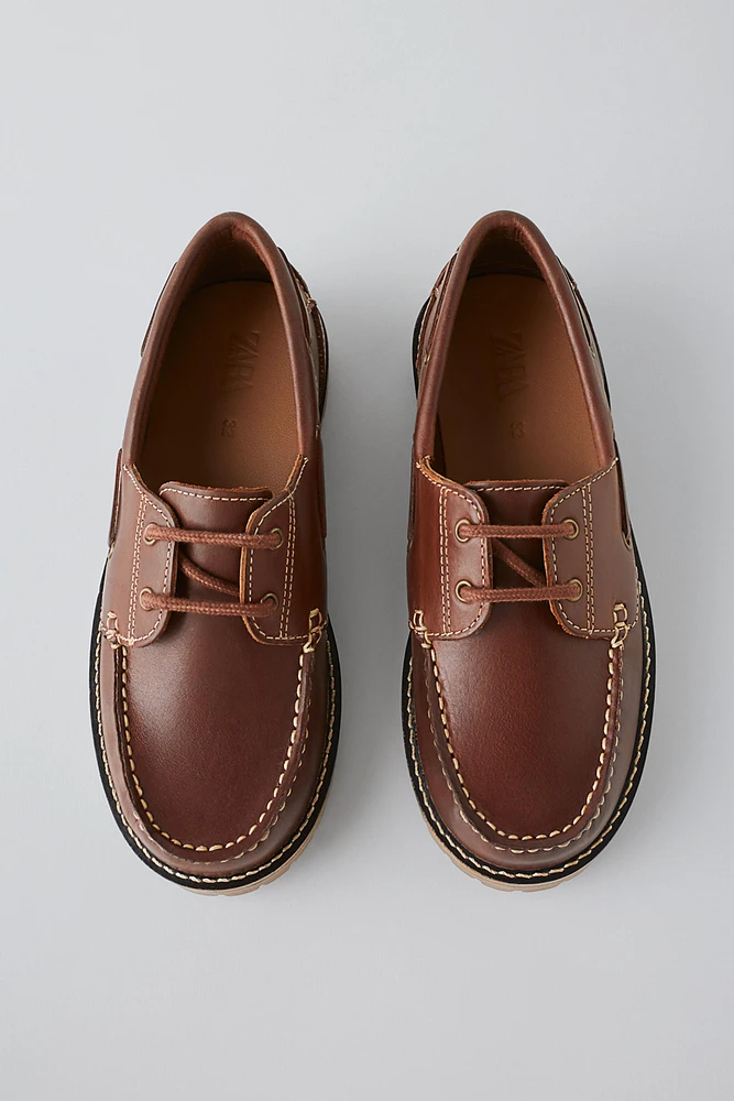 LIMITED EDITION LEATHER BOAT SHOES
