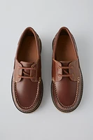 LIMITED EDITION LEATHER BOAT SHOES