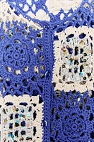 VESTE CROCHET SEQUINS