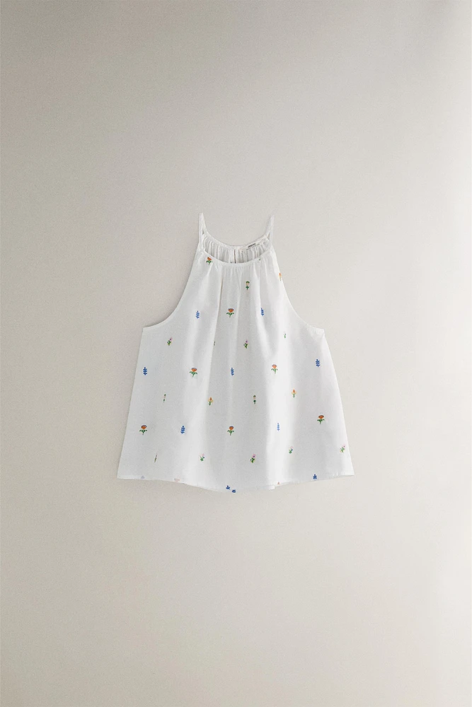 TOP COTON MINIFLEUR