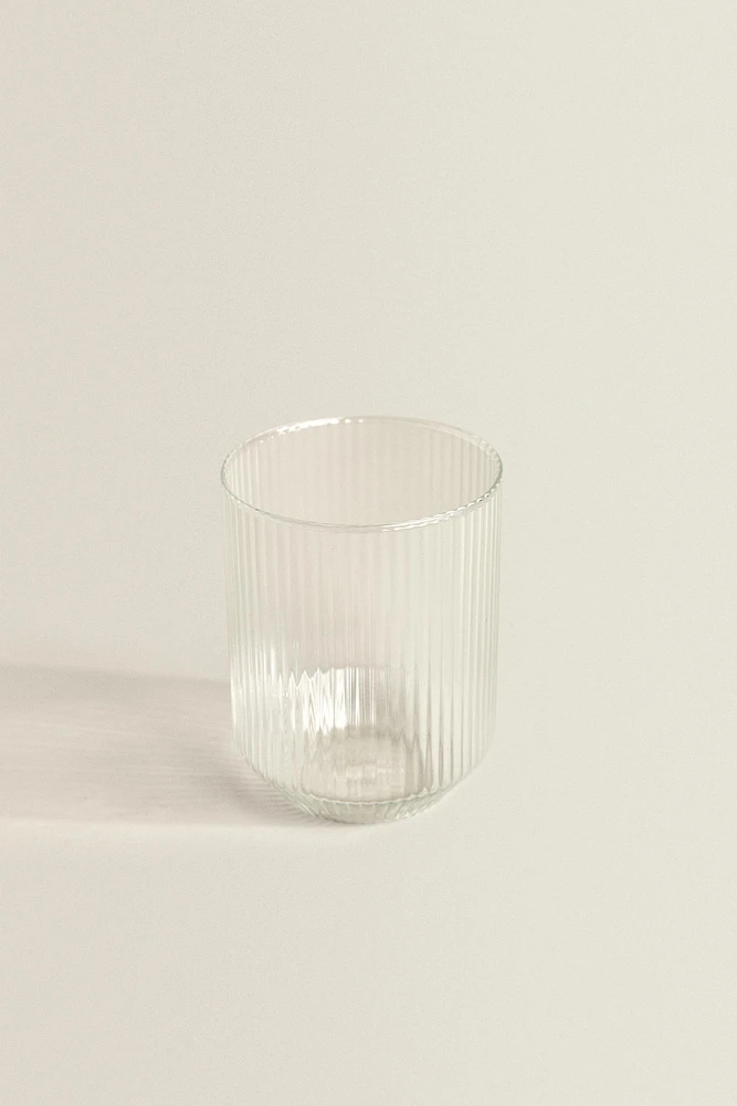 VERRE EN BOROSILICATE LIGNES EN RELIEF