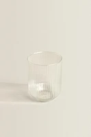 VERRE EN BOROSILICATE LIGNES EN RELIEF
