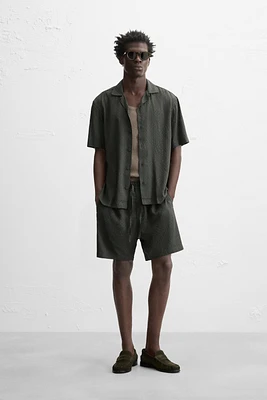 CHEMISE JACQUARD RAYURES
