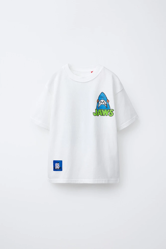T-SHIRT PELICULA JAWS © 50TH ANNIVERSARY