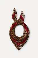 ANIMAL PRINT MODAL SCARF