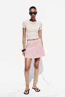 JUPE-CULOTTE À CARREAUX VICHY