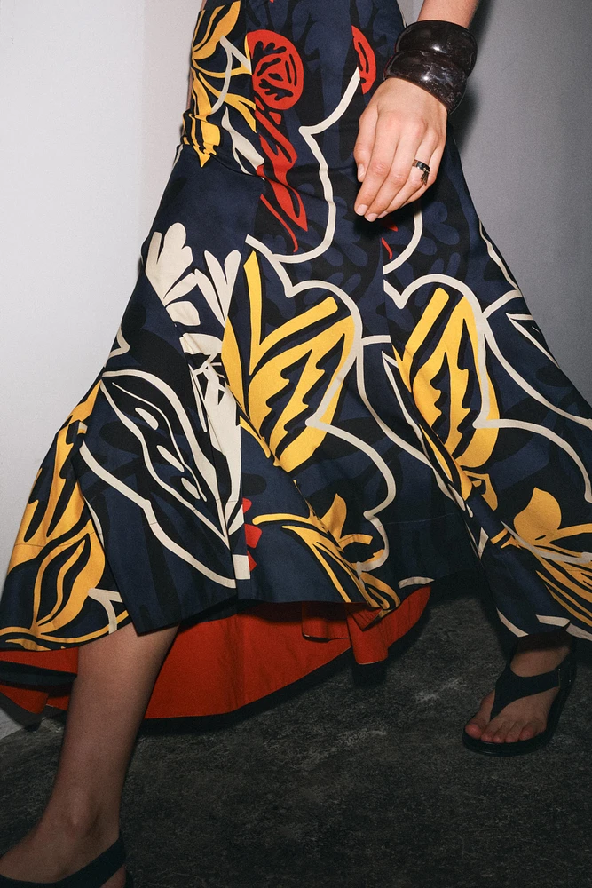 ZW COLLECTION PRINTED SKIRT