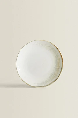 STONEWARE DESSERT PLATE