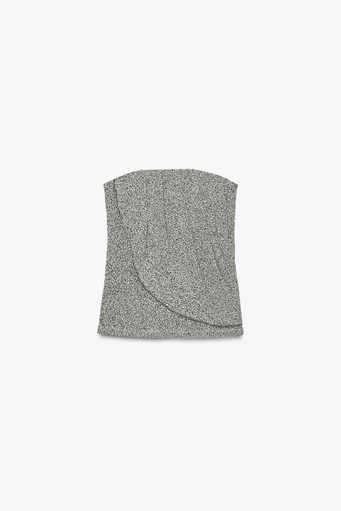 TOP BUSTIER BOUCLÉ