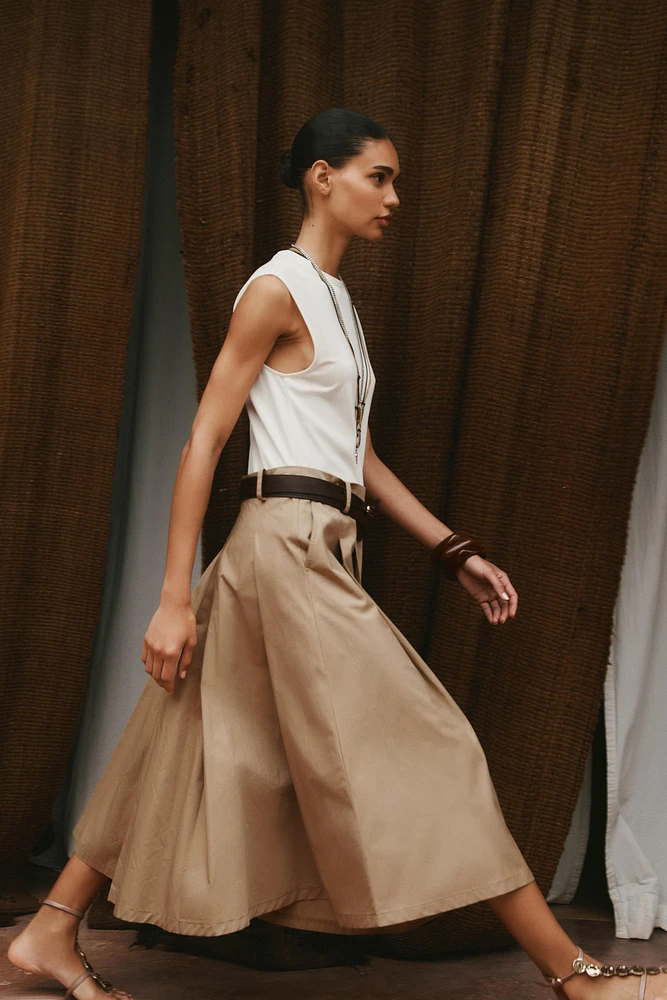COMBINATION BELTED DRESS