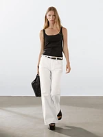 Cotton blend tank top