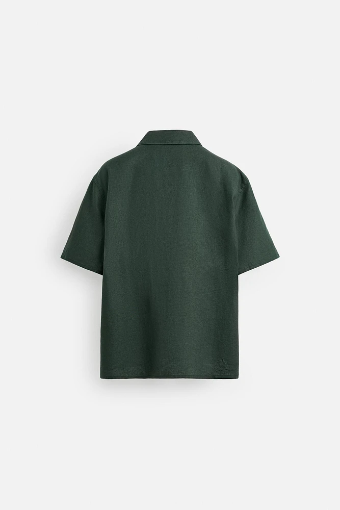 100% LINEN POLO SHIRT