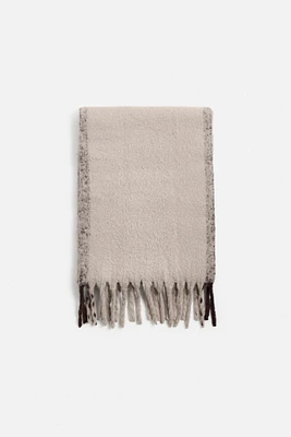 FRINGED SCARF