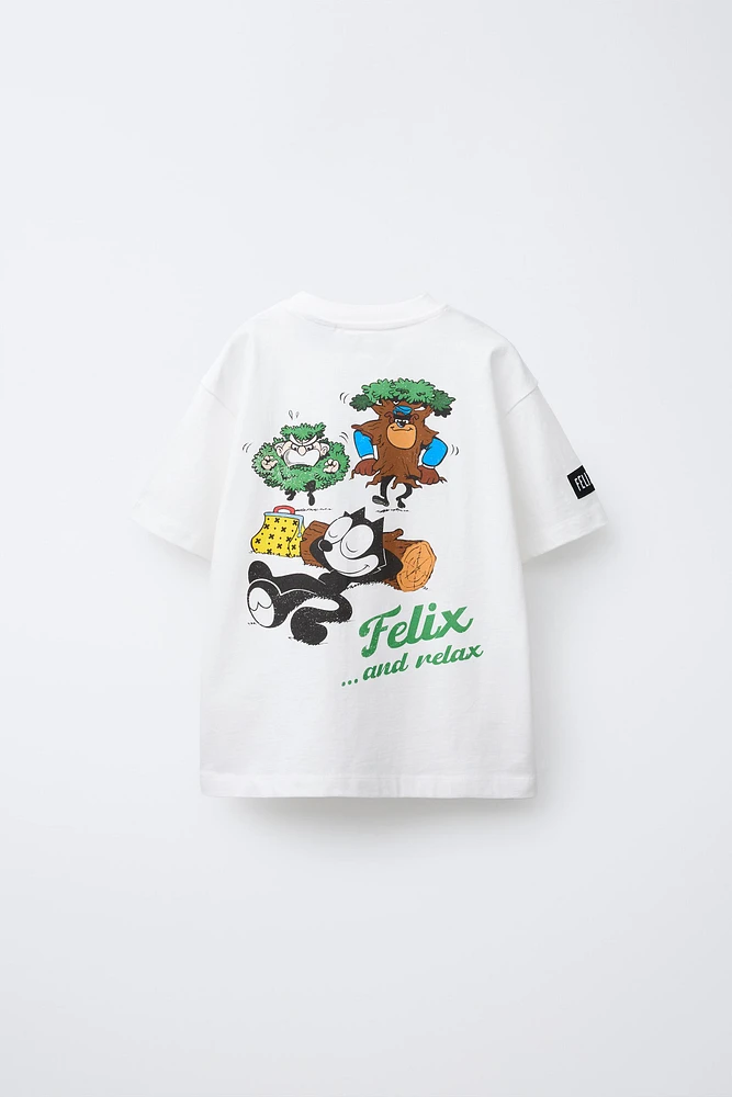 T-SHIRT IMPRIMÉ FÉLIX THE CAT © DREAMWORKS ANIMATION