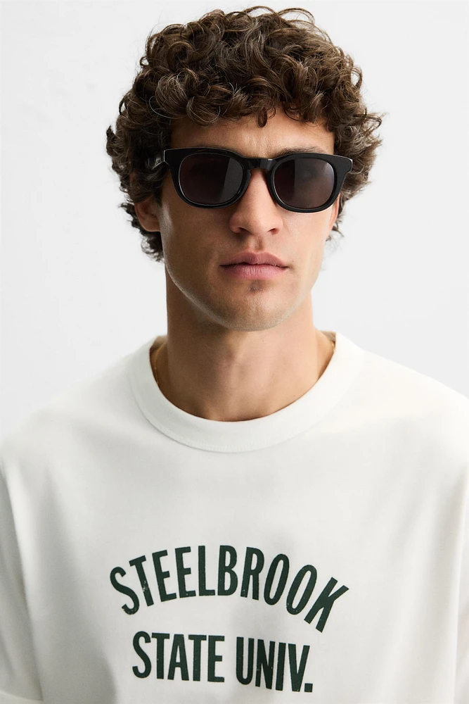 T-SHIRT INSCRIPTION RIB