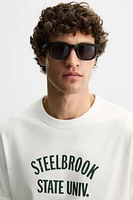 T-SHIRT INSCRIPTION RIB