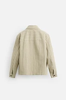 SURCHEMISE RAYURES CHEVRONS