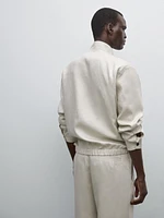 Veste légère 100 % lin