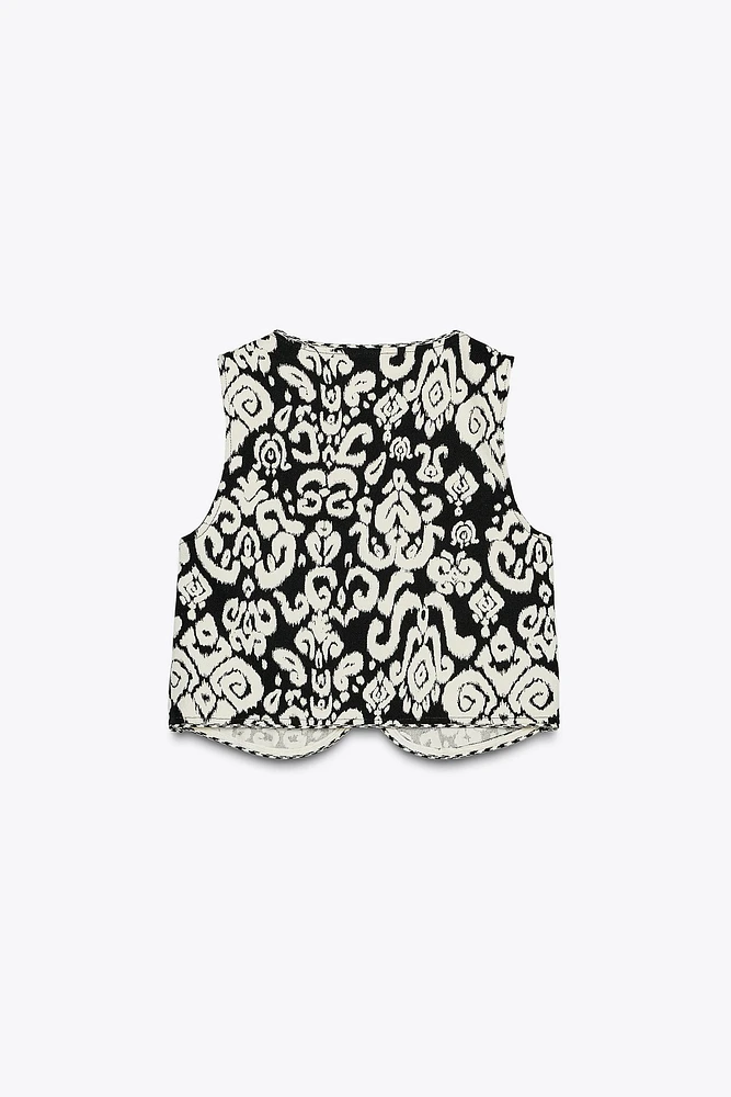 PRINTED VEST