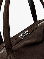 Sac de voyage en croûte de cuir
