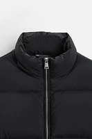 100% FEATHER FILL PUFFER JACKET