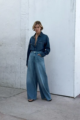 Z1975 MID-RISE PALAZZO JEANS