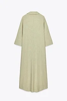 LINEN SHIRT DRESS
