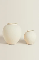 TEXTURED CERAMIC VASE