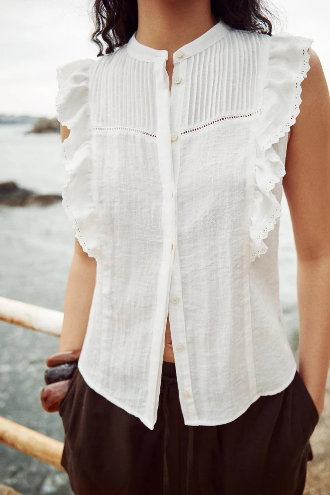 RUFFLED ROMANTIC BLOUSE