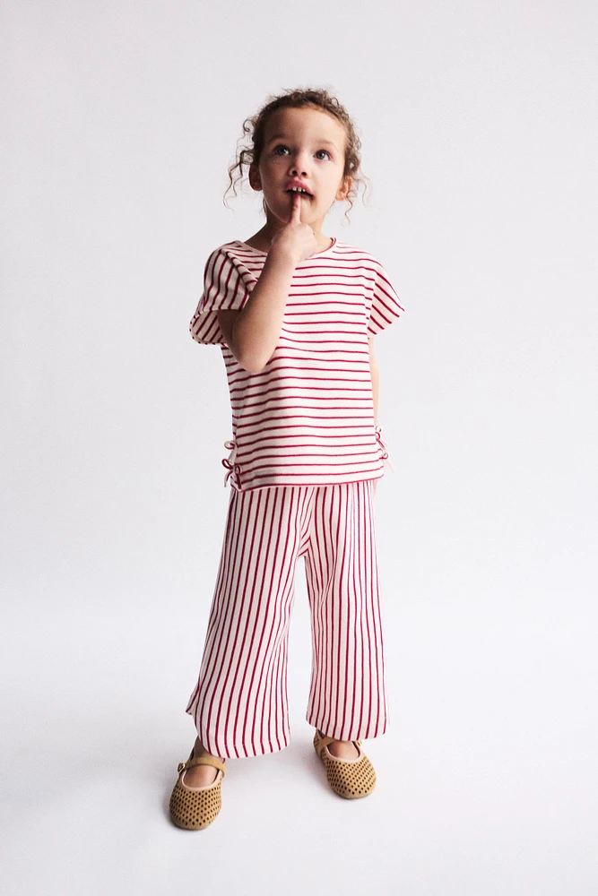 STRIPED PIQUÉ SHIRT