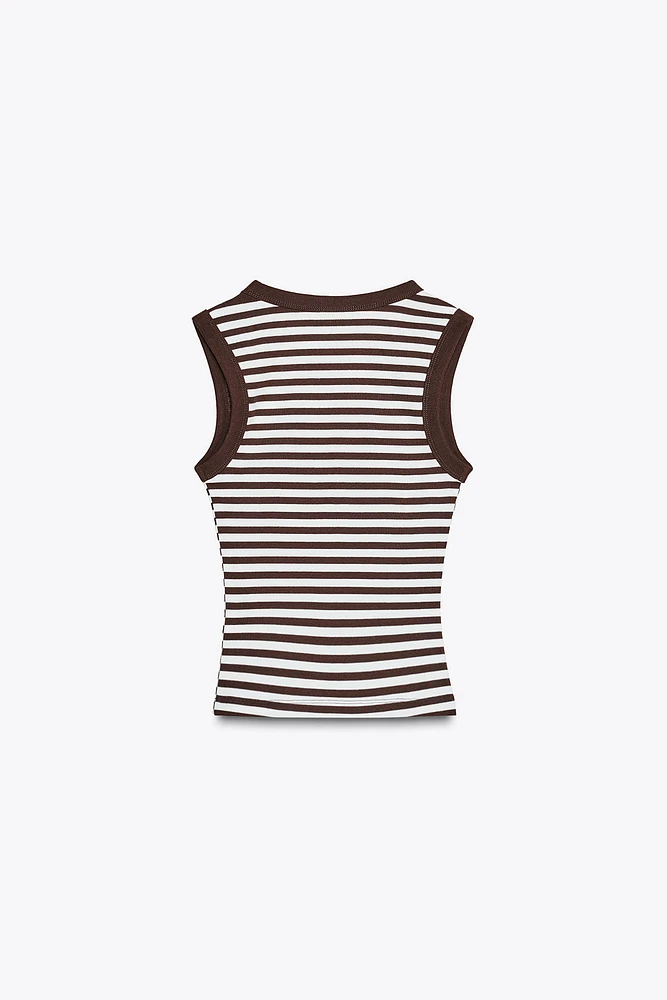 T-SHIRT DÉCOLLETÉ EN V