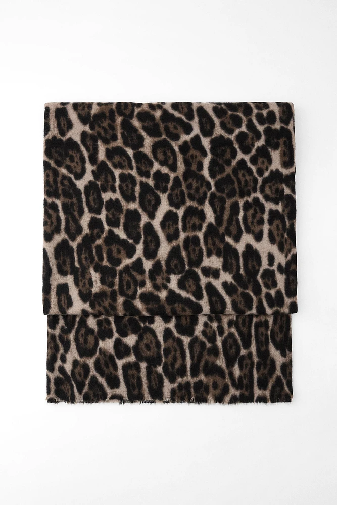 ANIMAL PRINT HANDKERCHIEF