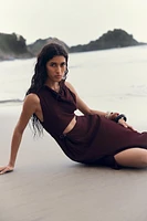 CUT OUT MIDI DRESS