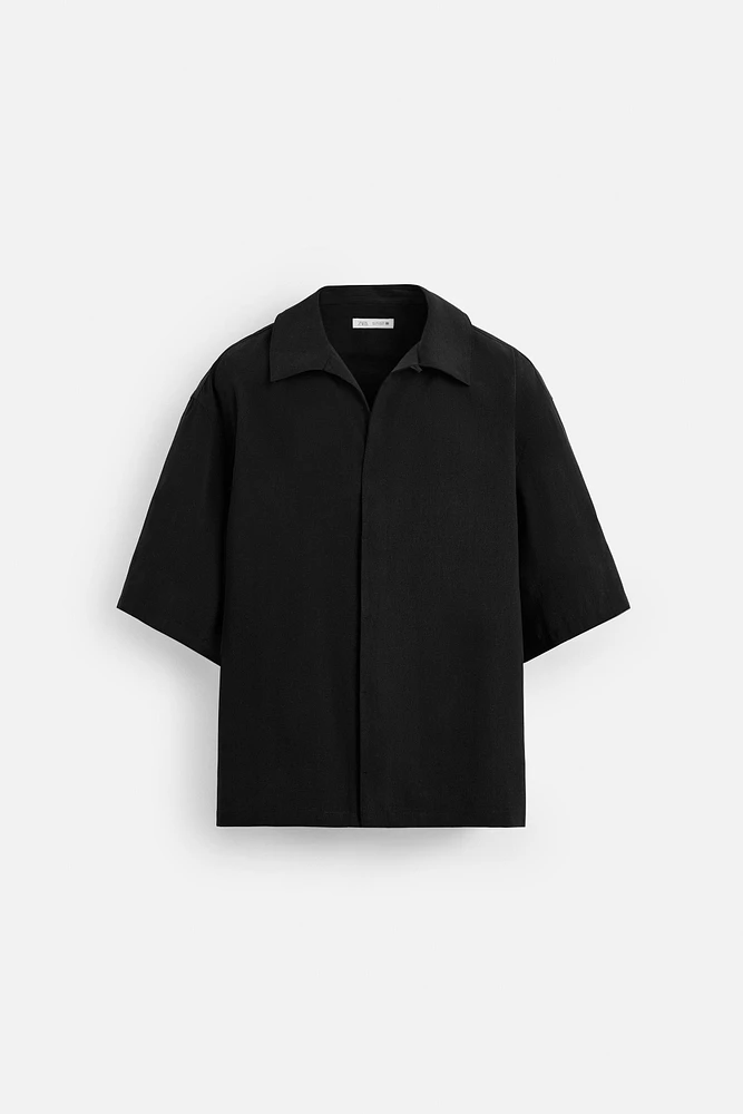 RELAXED FIT FLOWY SHIRT