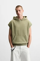 WASHED HOODIE SWEATSHIRT