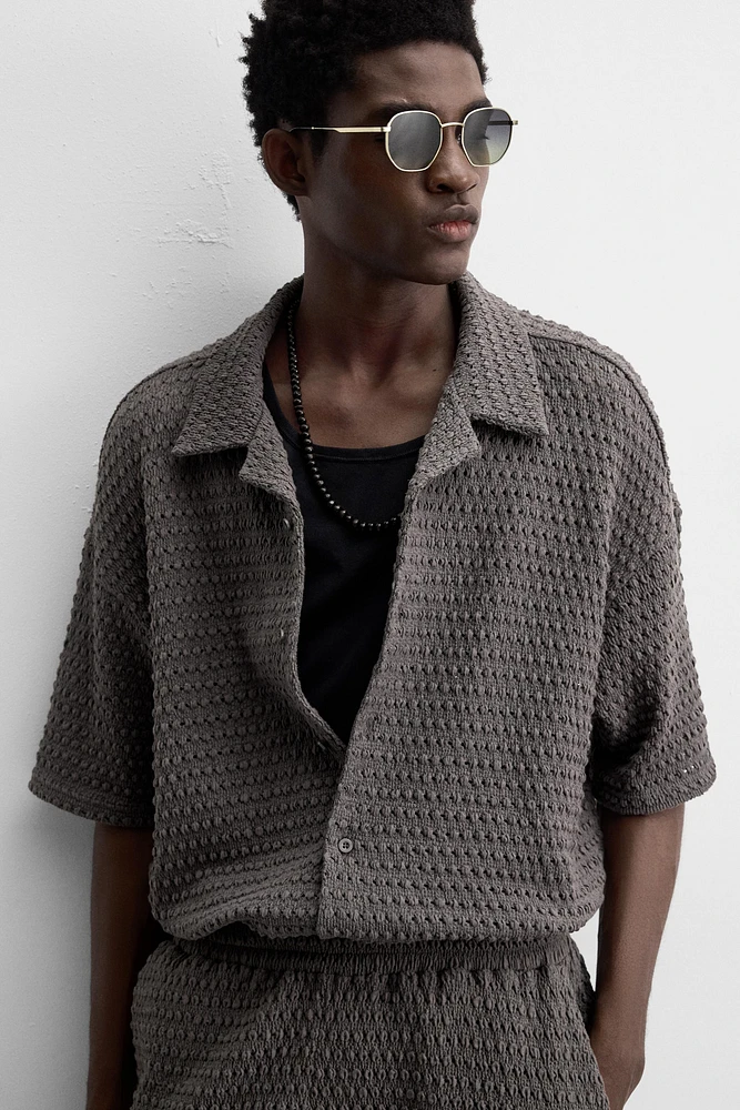 IRREGULAR TEXTURED SHIRT