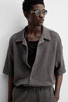 IRREGULAR TEXTURED SHIRT