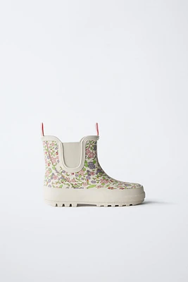 FLORAL RAIN BOOTS