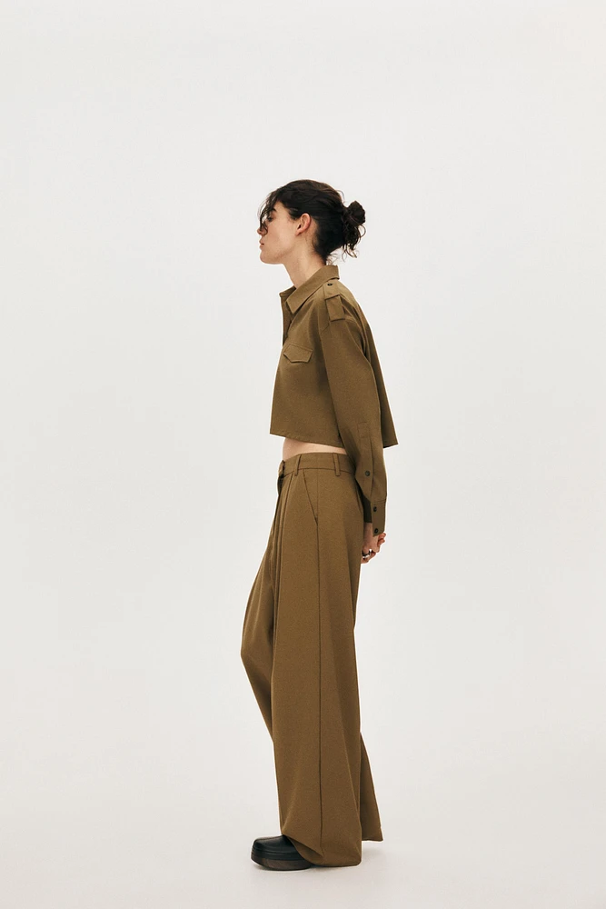 ASYMMETRIC FRONT PANTS