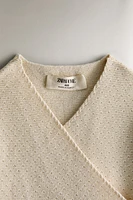 CHILDREN'S OPENWORK CARDIGAN